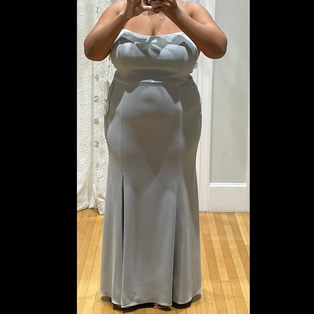 Watters Bridesmaid Dress - Deidra 6805 French Blue Size 22W - fits size 16